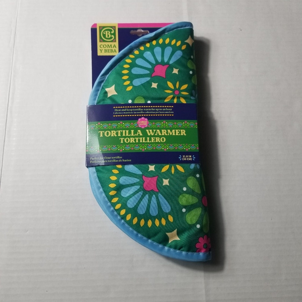 NWT COMA Y BEBA COLORFUL TORTILLA WARMER